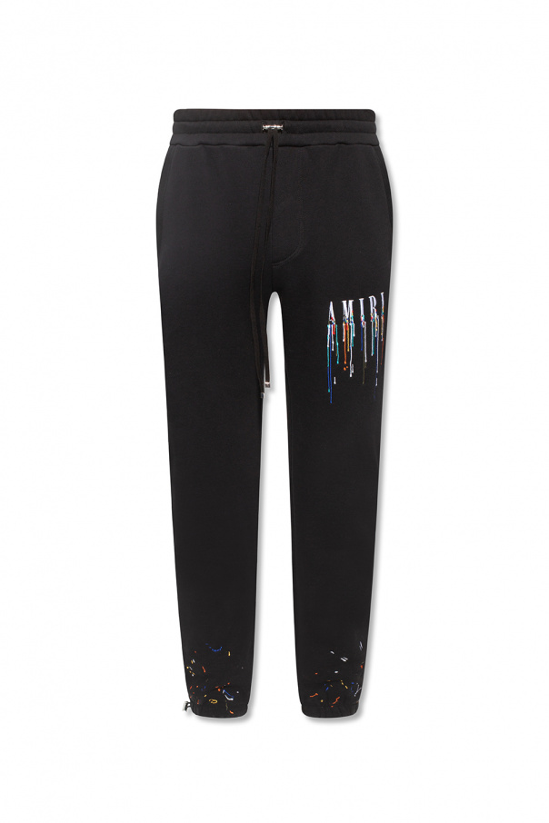 Ermanno Ermanno embossed-logo stripe track pants Weiß